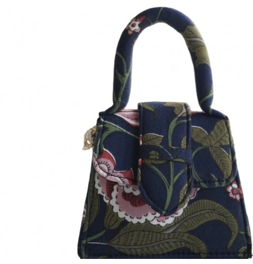 Midnight Dream Blockprinted Chiq Bag Premium luxury Women Mini Bags Made in India Product from Indian Manufacturer and Exporter