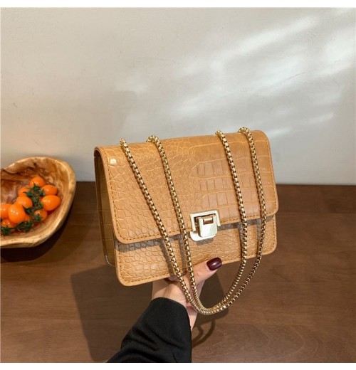 2024 New Design High Quality PU Leather Chain Shoulder Bag Women Fashion Crossbody Bag Handbag