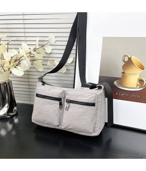 Multi-pocket Casual Large Capacity Women's Shoulder Bags Commute Travel Portable Ladies Messenger Bag Solid Color Female Purse