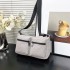 Multi-pocket Casual Large Capacity Women's Shoulder Bags Commute Travel Portable Ladies Messenger Bag Solid Color Female Purse