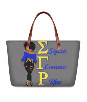 Customize Your Patterns Sigma Gamma Rho 1922 Sisters Party Ladies Handbag Fashion High Quality Women Handbag