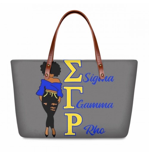 Customize Your Patterns Sigma Gamma Rho 1922 Sisters Party Ladies Handbag Fashion High Quality Women Handbag