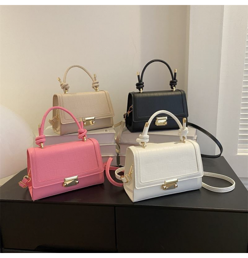 2024 Autumn New Retro Ladies Small Square Bag Fresh Casual Shoulder for Crossbody Bag