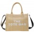 Women's Casual Fashion Crossbody Shoulder Bag Solid Color Canvas Tote Hand Underarm Bag for Daily Use for Foreign Trade