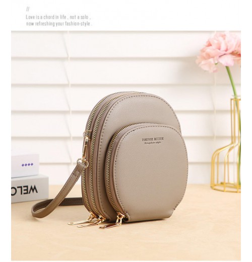 JNKG001 2024 Factory Custom Luxury Leather Waterproof Cell Phone Bag Pouch Crossbody Shoulder Ladies Mobile Phone Bags