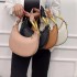 Wholesale multi-color autumn and winter fashion women's shoulder handbag split leather retro dumpling bag sling bag