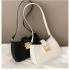 2024 New Bohemian Fashion Women's Single Shoulder Underarm Bag Handheld Cross Saddle Bag Zipper Closure Chain Portable