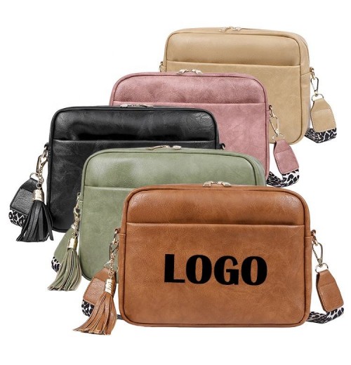 Custom women's shoulder bag factory customized wide shoulder strap casual crossbody small square bag