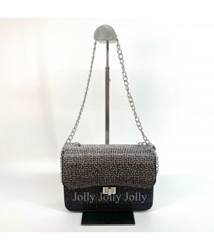 Exclusive New Designer Women's Mini Crossbody Bag Rhinestone Shoulder Bag Button Closure Trendy Envelope Bags