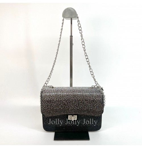 Exclusive New Designer Women's Mini Crossbody Bag Rhinestone Shoulder Bag Button Closure Trendy Envelope Bags