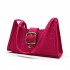 Solid Color Lady Daily Shopping Felt Handbags Women's Fashion Shoulder Bags Youth Simple Versatile Underarm Bag