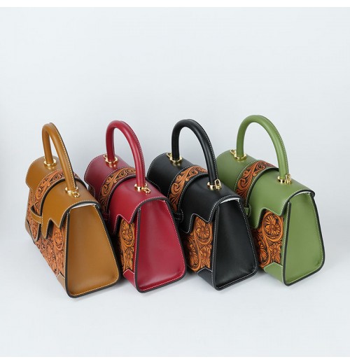 2024 Women Hand Bags Designer Purses And Handbags Fashion Large Canvas Set Luxury Hand Tooled Leather Flap School Bags