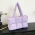 Hot Off The Shelf Fluffy Soft Cotton Thickened Quilted Crossbody Bag Candy Color Women'S Underarm Shoulder Bag