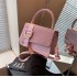 Women's Shoulder Bag Splicing Trend New Portable Bag Simple and Fashion One Shoulder Small Square Bags For Woman