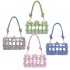 Stylish Women's Tote Acrylic Clutch Bag with Clear Jelly Strap