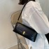 Factory Wholesale Open Ladies Underarm Pu Leather Single Handbag Women Flap Shoulder Bag Sling Messenger Bag