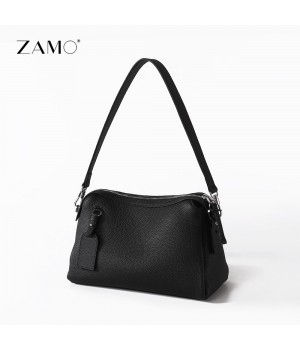 Custom wholesale 2024 ladies Vintage Fashion Genuine leather women's Underarm armpit shoulder bags for ladies