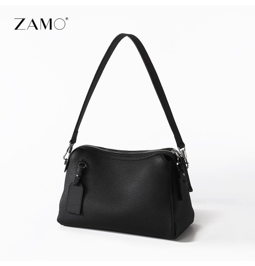 Custom wholesale 2024 ladies Vintage Fashion Genuine leather women's Underarm armpit shoulder bags for ladies